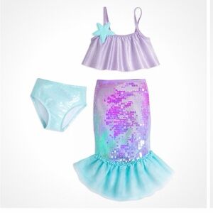 Ariel Deluxe Swimsuit Set for Girls – The Little Mermaid